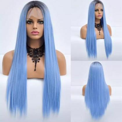 Straight Synthetic Cosplay 26 Inch Heat Resistant..